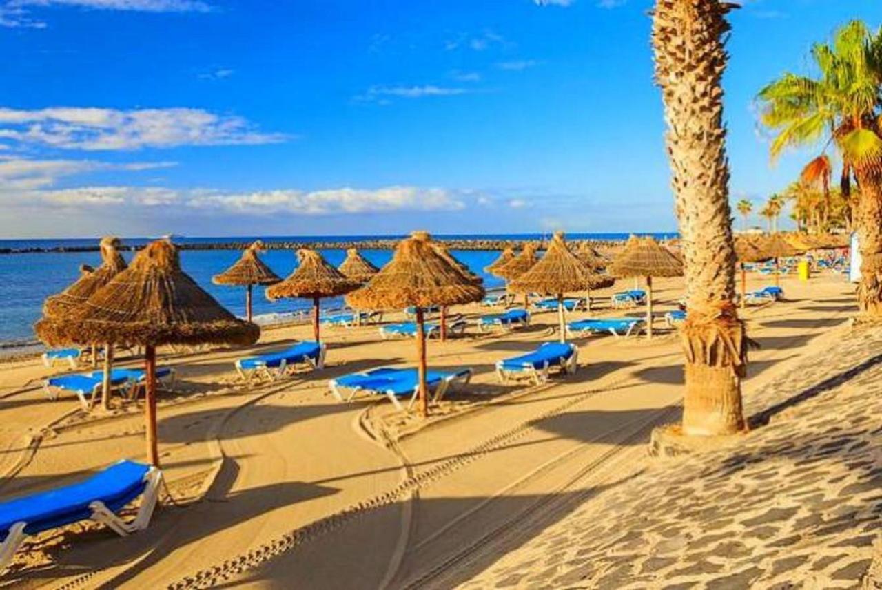 Top Floor, Sea View, Huge Terrace, Heated Pool, Garage Los Cristianos  Εξωτερικό φωτογραφία